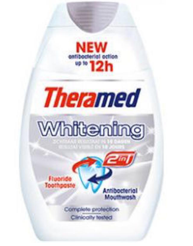 【荷兰DOD】Theramed 二合一强力清洁美白牙膏 75ml