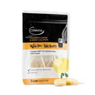 【新西兰KD】【新品上架】Comvita 康维他蜂胶棒棒糖柠檬味10支装  NZ$9.77 /约￥43