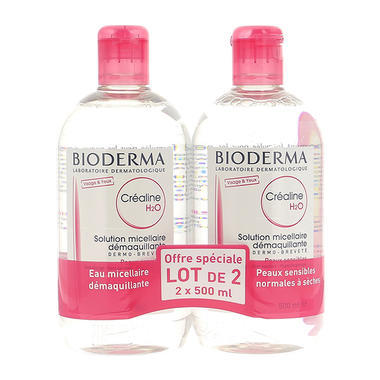 Bioderma 贝德玛 温和无刺激卸妆水 粉水 500ml 2瓶装【限购2件】8折