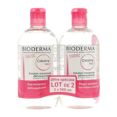 Bioderma 贝德玛 温和无刺激卸妆水 粉水 500ml 2瓶装【限购2件】