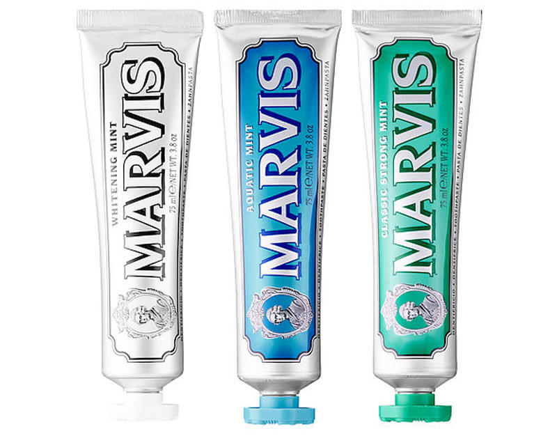 【包邮装】Marvis 玛尔斯 海洋清新薄荷牙膏75ml+经典薄荷牙膏 75ml+超强薄荷牙膏 75ml 优惠价格：149元