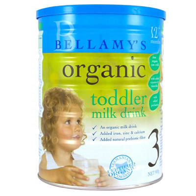 【澳洲RY药房】（断货王，限量补货）Bellamy& 039s 贝拉米 有机婴幼儿奶粉3段 900g