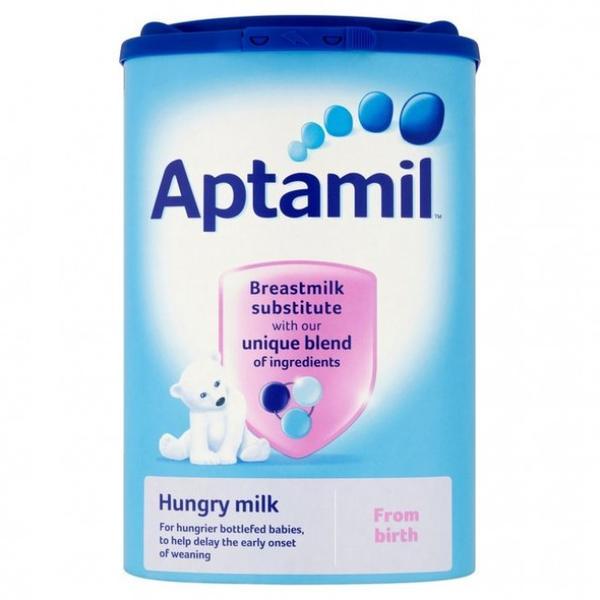 【免邮热销】Aptamil 爱他美 抗饿配方奶粉（0-12m 大食量婴儿） 900g 