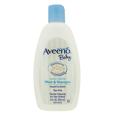 【澳洲RY药房】AVEENO 艾维诺纯天然燕麦婴儿专用身体洗发水两用 236ML