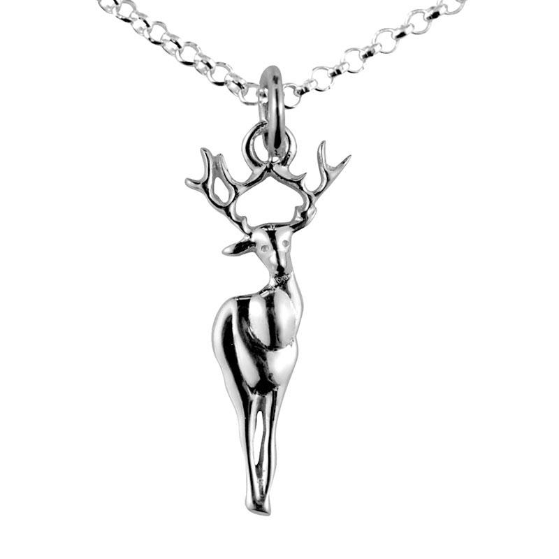 【包邮装】Lily charmed 银色荒野鹿项链 1条 优惠价格：189元