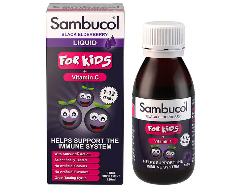 【4件包邮装】Sambucol 黑接骨木糖浆 4瓶（适合1-12岁的儿童 抗病毒 增强免疫力） 优惠价格：235元