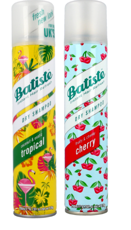 【荷兰DOD】Batiste 碧缇丝 免水洗发喷雾（樱桃味）200ml+ （椰奶）200ml
