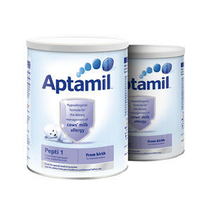【2罐包邮装+满减】Aptamil 爱他美 深度水解抗牛奶蛋白过敏配方奶粉1段（0-6m） 800g2罐