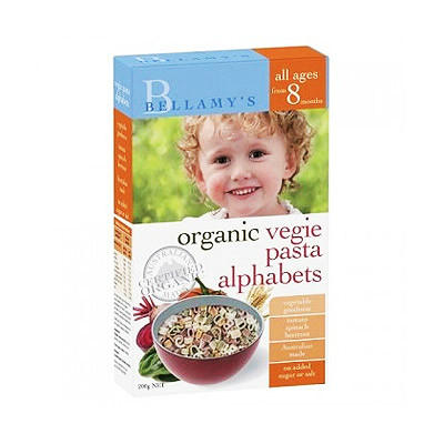 【澳洲RY药房】Bellamy's 贝拉米有机高铁蔬菜通心粉 8个月+婴儿辅食 200g