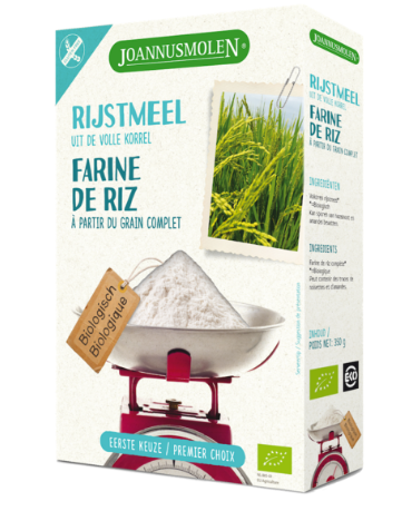 【荷兰DOD】Joannusmolen 有机全谷物米粉 （6个月以上婴幼儿及成人适用） 350g