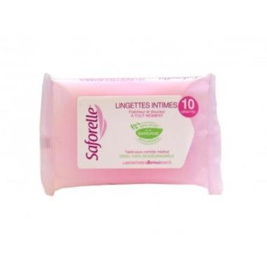 Saforelle 舒护蕊 私处温和清洁护理湿巾10抽/包