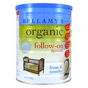 【澳洲P4L药房】Bellamy's 贝拉米 有机婴幼儿奶粉2段 900g