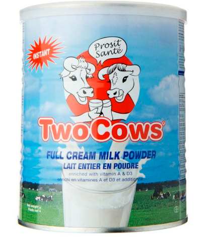 【荷兰DOD】Two Cows 淘高斯 全脂高钙奶粉 罐装（3岁及以上成人适用） 900g