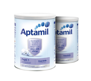 【2罐包邮装】Aptamil 爱他美 深度水解抗牛奶蛋白过敏配方奶粉1段（0-6m） 800g2罐