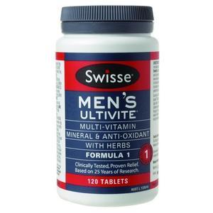 【澳洲P4L药房】【超值特价】Swisse 男性多种维生素营养补充片 120片