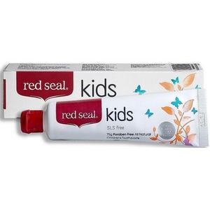 【澳洲P4L药房】Red Seal红印 儿童天然无氟牙膏 75g（安全可吞食）