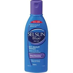 【澳洲P4L药房】Selsun Blue 特效去屑止痒洗发水 200ml(深层清洁 油性发质适用)
