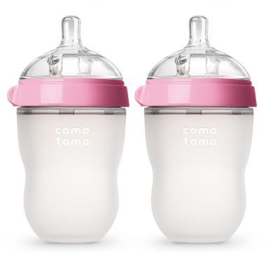 【2.12】【美国Babyhaven】Comotomo 可么多么 宽口硅胶奶瓶 粉色 2个等特惠商品推荐