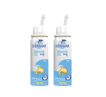 【两件装】Sterimar 施地瑞玛 小海豚婴幼儿鼻腔护理喷雾 50ml（0-3岁幼儿）