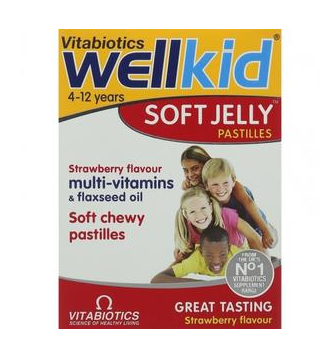 Vitabiotics Wellkid 儿童复合维生素 草莓味果冻软糖 30粒