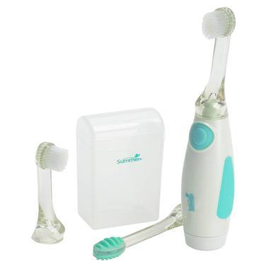 【美国Babyhaven】Summer Infant 婴儿专家 婴幼儿电动牙刷 温和震动护齿牙刷