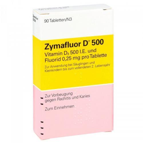 Zymafluor诺华维生素D500钙片90片 到手价80元！