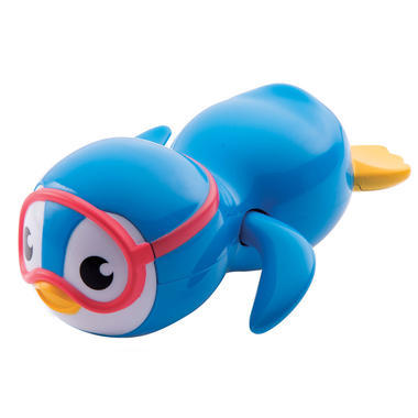 【美国Babyhaven】Munchkin 麦肯奇 游泳企鹅发条浴室玩具 蓝色