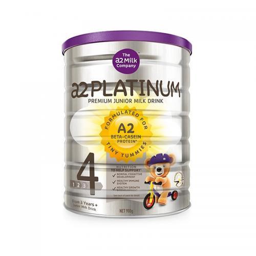 A2Platinum 澳洲酪蛋白婴儿奶粉 4段900克/罐（3岁以上），现价225元！