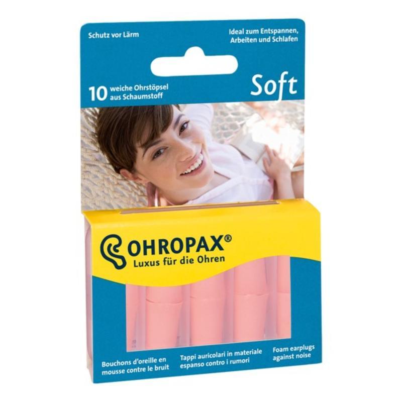 【德国BA】Ohropax soft 超软型专业睡眠耳塞 防噪音10个装