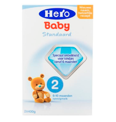 【荷兰DOD】Hero Baby 婴幼儿2段营养奶粉（适合6-10个月婴幼儿）800g