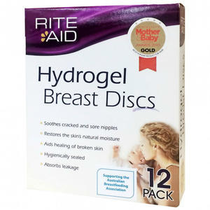【澳洲母婴金奖】Rite Aid 乳头皲裂胶原蛋白修复贴防溢乳垫 12片