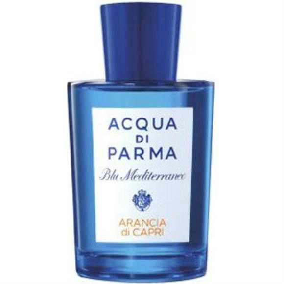 Acqua di Parma 帕尔玛之水 蓝色地中海 卡普里香橙淡香水75ml+圣罗兰 方形超模聚焦光感蕾丝气垫粉饼