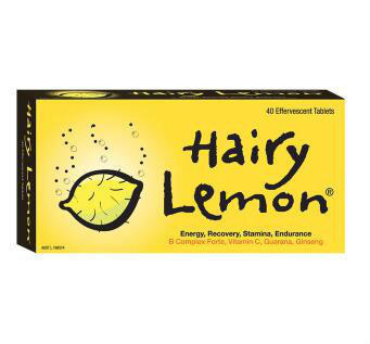 【澳洲CD药房】Hairy Lemon 柠檬西洋参泡腾片 富含维生素C 40粒