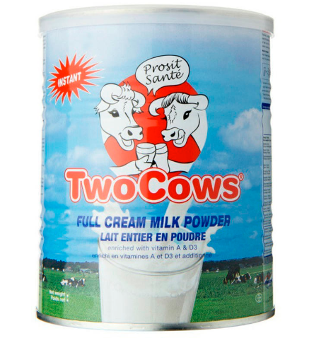 【荷兰DOD】Two Cows 淘高斯 全脂高钙奶粉 罐装（3岁及以上成人适用） 900g 