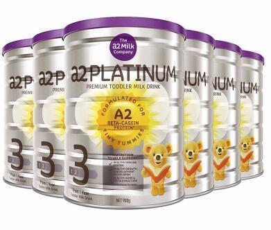【限时特价】A2 Platinum白金系列婴幼儿奶粉三段 900g6罐