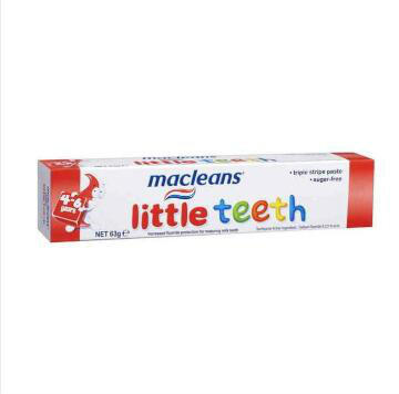【澳洲CD药房】Macleans 低氟儿童牙膏 4-6岁 63g （防蛀牙）