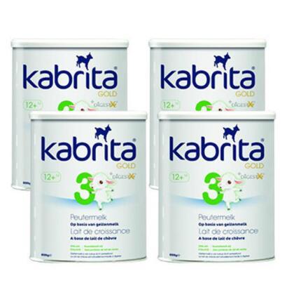 【荷兰DOD】Kabrita佳贝艾特 金装羊奶粉 3段（适合12个月以上）800g 4罐组合装 保质期至2021年