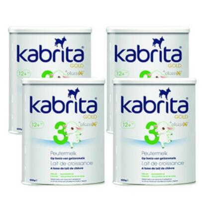 【荷兰DOD】Kabrita 佳贝艾特 金装羊奶粉 3段（适合12个月以上）800g 4罐组合装