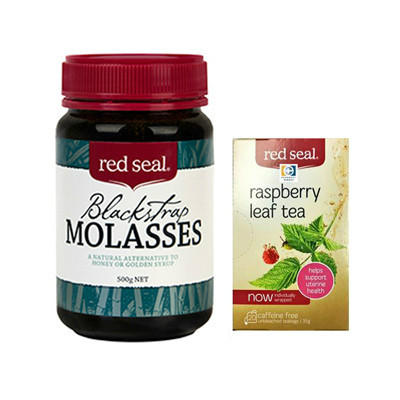 【新西兰PD】【超值套装】Red Seal 红印 覆盆子花草茶20包+Red Seal 红印 黑糖 500g 