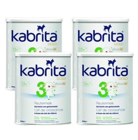 【荷兰DOD】Kabrita 佳贝艾特 金装羊奶粉 3段（适合12个月以上）800g 4罐组合装 保质期至2021年 