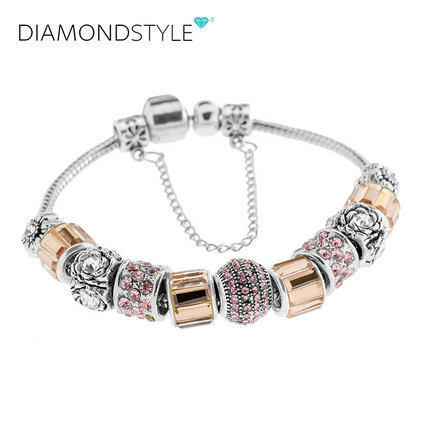 【Bonpont】【包邮装】Diamond Style 珍宝赭色手链 1条