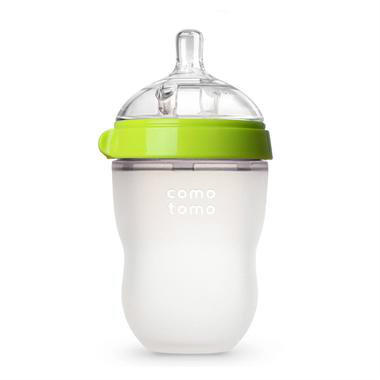  【美国Babyhaven】【用码立减2美金】Comotomo 可么多么 自然感觉硅胶奶瓶 绿色 8盎司/250毫升 