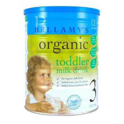 【新西兰PD】【3罐包邮装】Bellamy's 贝拉米 有机婴幼儿奶粉 900g 3段 