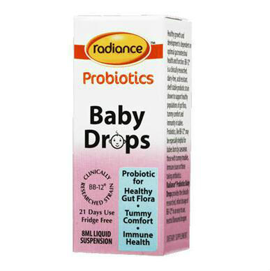 【新西兰PD】【两件包邮】Radiance 婴儿益生菌滴剂 8ml 