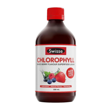 【澳洲CD药房】Swisse 排毒养颜液体叶绿素 梅子味 500ml