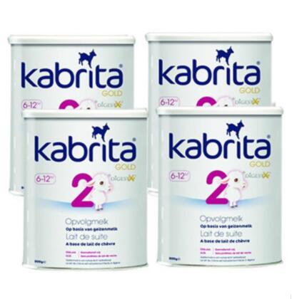 【荷兰DOD】Kabrita 佳贝艾特 金装羊奶粉 2段（适合6-12个月）800g 4罐组合装 