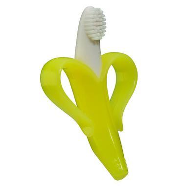 【满$65减$3】Baby Banana 香蕉宝宝 婴儿硅胶训练牙刷 咬牙胶 黄色