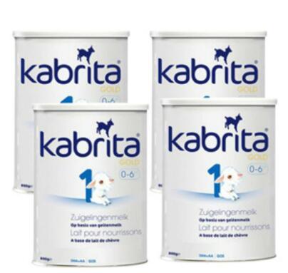 【荷兰DOD】Kabrita 佳贝艾特 金装羊奶粉 1段（适合0-6个月）800g 4罐组合装 保质期至2020年 