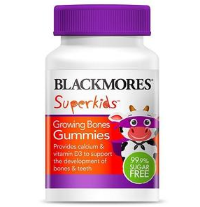 【新西兰PD】Blackmores 澳佳宝Superkids 维生素D+钙儿童软糖 60粒