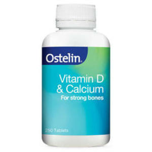 【孕妇钙】Ostelin 维生素D+钙片 250片
